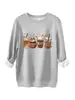 Amazon eBay site independente moda casual engrossada quente feminina abóbora especiada quatro xícaras chá de leite moletom
