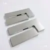 Cubierta de Clip para Puerta de Vidrio de Acero Inoxidable 304, Placa Pequeña de Cubierta de Clip para Puerta, Cubierta de Bisagra para Puerta de Vidrio, Clip Superior, Clip Inferior, Clip Curvo, Placa de Hebilla