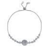 Pulsera de moissanita con estrellas que sostienen la luna, no se desvanece, joyería de plata esterlina de alta calidad para el verano para mujer, venta al por mayor transfronteriza