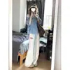 Pantalones Casuales de Lunares con Bordado de Letras Estilo Americano para Mujer 2026 Cintura Alta Holgados Estilo Perezoso Adelgazantes Rectos de Pierna Ancha Largos Venta Directa