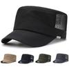 Gorra plana de verano transfronteriza para hombre y mujer, para exteriores, de secado rápido, transpirable, con protección solar