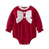 Roupas de escalada para bebês Primavera e outono Bebê menina cem dias de idade Roupas de lebre Roupas de um corpo para bebês Roupas doces Super fofas para bebês Roupas de peido