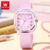 Marca Olevs Mostrador Digital Transparente Cartoon Pulseira de Silicone Relógio de Quartzo Feminino de Alta Qualidade Relógio Feminino de Luxo Leve