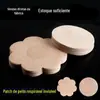 Adesivo Descartável para Seios, Adesivo Redondo em Forma de Coração de Flor de Ameixa, Anti-Exposição, Adesivo para Mamilos Anti-Relevo, Respirável, Adesivo para Seios Sem Marcas