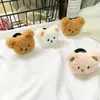 Soporte de Airbag para Teléfono Móvil de Oso Lindo Peluche de Dibujos Animados Coreano Ins Creativo Escritorio Perezoso Pegable Retráctil D