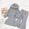 Ropa de Primavera para Niñas 2024 Nuevo Traje de Ropa Infantil Popular en Internet de Tres Piezas Moda Estilo Primavera y Otoño para Bebé Niña