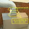 Carro de Barbacoa sin Humo Conector Reductor de Junta Giratoria Cuadrado a Redondo Papel de Aluminio Tubo Suave para Humo Parrilla Tubo de Escape Comercial