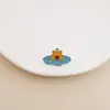 Gran Venta de Liquidación Broche de Dibujos Animados Sanrio Ballena Estrella de Mar Vida Marina Lindo Peluche Pin Decoración
