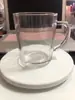 Fabricantes vaso pequeño de vidrio personalizado de 230 ml para publicidad promocional con asa pequeña Taza ZB34