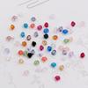 Link 2 Cristal de Elemento Shijia Austríaco 5328 Contas de Diamante Contas Pontiagudas com Duas Pontas Acessórios DIY - 3mm Multicor