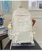Mochila leve de cor sólida estilo japonês, adequada para viagens ao ar livre, com grande capacidade, versátil para uso casual e ideal como mochila para o dia a dia para estudantes universitários.