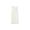 Chal de Punto Plisado Ajustado con Cuello en U Sumeihui para Mujer, 26 Novedad Primavera/Verano Estilo Tot Top sin Mangas para Capa Interior
