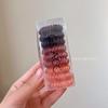 2022 Nueva Cuerda para el Cabello para Mujer Lazo Simple Elegante Cuerda para el Cabello Sin Marca Anillo para el Cabello de Cable Telefónico Banda de Goma de Alta Elasticidad Accesorios para la Cabeza