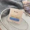 Nueva Corea del Sur Aceite de Dopamina Línea de Gotas Pasador de Pelo para Niña Adorno para la Cabeza Cordón para el Pelo Pinza de Pato de Aleación Pinza Simple para Mechones Sueltos