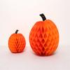 Bola de Panal de Calabaza Halloween Decoración Colgante de Papel 3D Otoño Acción de Gracias Centro Comercial Ventana Techo Bola Decorativa de Papel