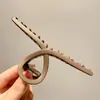 Presilha de Cabelo de Acrílico Tubarão de Verão Inspirada em Celebridades, Presilha de Garra Grande para Mulheres, Acessório de Cabelo para Coque Despojado, Presilha Essencial para Cabelos Grossos
