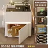 Mesa de Cabeceira Inteligente Cofre Integrado Quarto de Casa Luxo Leve Alto Padrão Quarto Principal Carregamento Sem Fio Armário de Armazenamento