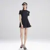 Nuevo traje de baño de una pieza para mujer que cubre el abdomen, adelgazante, media manga, falda, conservador, para busto pequeño, push up, traje de baño para aguas termales