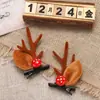 Accesorios para el Cabello de Astas Nuevas Transfronterizos Adornos de Astas de Alce Lindos para Celebraciones Pinza para el Cabello Clip para el Cabello de Disfraz Navideño
