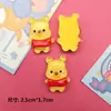Color gelatina oso de dibujos animados tigre cachorro accesorios de resina diy pegamento de crema funda de teléfono tocado pasador pegatinas decorativas