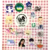 Ímãs de Geladeira Personalizados em Acrílico, Ímãs Magnéticos de Epóxi, Presentes Atacado, Produtos Co-Branded de Animação de Desenho Transparente
