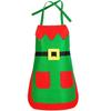Chapéu de Natal Sapatos de Elfo Meias de Natal com Sino Conjunto de Elfo de Natal Elfo de Natal Roupas de Elfo