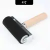 Rodillo de Tinta para Grabado Mango de Madera Ma Lian Rodillo Grande de Goma Hongo Tuo Arte Infantil Herramientas de Grabado Hechas a Mano Rodillo Pequeño de Goma