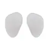 Almohadilla de Medio Tamaño Silicona Transparente Almohadilla para Metatarso Masaje Alivio de Presión Almohadilla para Metatarso Zapato Grande Almohadilla de Pie de Medio Tamaño