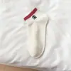 Calcetines Lindos Estilo Japonés de Gato Cerezo para Mujer, Delgados de Malla Transpirable para Primavera y Verano, Algodón Bordado Cortos, Bajos Antideslizantes Tipo Barco