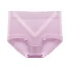 Roupa Íntima Feminina de Modal Algodão Puro Antibacteriana Gancho Estendido Tamanho Grande Sem Costura 2025 Novo Cintura Média Shorts Triângulo Atacado
