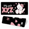 Novo Mouse Pad com Estampa de Gato, Extra Grande, Antiderrapante, Tapete de Mesa, Tapete para Teclado de Computador de Escritório, Personalizável