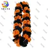 Diâmetro das pétalas 10cm 24 pares de tecido de poliéster guirlanda bicolor Amazon quente pescoço guirlanda de cor mista