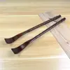 Personas Mayores Usan Levantadores de Zapatos de Mango Largo de Madera de Durazno para Uso en Casa, Calzadores de Madera Maciza para Mujeres Embarazadas
