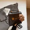 Bolso Cuadrado Pequeño Transversal de Hombro Cruzado de Moda Transfronterizo 2025 Otoño e Invierno Nuevo Estilo Coreano Estilo Británico Estilo Preppy Mochila