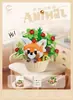 Chao Le Chuang Serie Animales de Postre Taza Micropartículas Ensamblaje Bloques de Construcción Educativo Decoración de Escritorio Al por Mayor