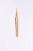 Pinzas para pestañas postizas cerradas Spot High, hermosas pinzas para pestañas, injerto de pestañas en flor, pinzas para pestañas recomendadas por esteticistas, clip de pluma dorada