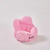 Almohada en forma de U inflable a presión, almohada de viaje portátil para el cuello, almohada para siesta en la oficina, almohada de soporte para la columna cervical, con núcleo de almohada extraíble