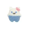 Llavero Colgante Muñeca Terminada de Crochet Dibujo Animado Regalo Creativo Tigre Pequeño Pollo Pequeño Colgante de Bolsa Accesorio Pequeño