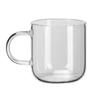Lindo Vaso de Vidrio Transparente de una Sola Capa con Patrón de Oso y Asa, Redondo, Estilo Nórdico, para Mujer, para el Hogar, para Beber Agua