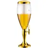 Dispensador de Cerveza de Doble Cabezal 3L, Máquina de Cerveza Comercial con Iluminación, Torre de Cerveza para Bares y KTVs, Dispensador de Bebidas de 5L