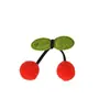 Acessórios de broche decorativos de princesa em tecido fofo, acessórios têxteis de gatinho e cereja, acessórios de vestuário feitos à mão, patches de tecido