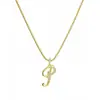 Nuevo Cadena de Serpiente de Aleación Creativa Simple con Incrustaciones de Diamante Cadena para Clavícula Dorada para Mujer