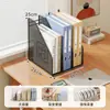 Portadocumentos Estante de Almacenamiento para Escritorio de Oficina Vertical Multibolsillo Estantería de Escritorio Clasificación de Libros de Texto de Escritorio con Almacenamiento para Portalápices