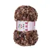 Fio de lã tipo teddy com cachos fio de laço fio de laço para crochê feito à mão fio de laço para crochê cachecol tricotado à mão fio especial para bonecas