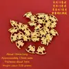 Mini Lingotes de Ouro de Plástico, Barras de Ouro, Tijolos de Ouro, Grãos de Ouro, Sementes de Melão, Grãos de Arroz para Chá de Casa Nova, Escritório em Casa, Casamento, Feng Shui, Artesanato de Liga