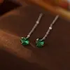 Brincos de Zircônia Colorida com os Doze Signos do Zodíaco em Prata de Lei S925 Luxo Acessível Brincos de Nicho Brincos Elegantes de Alta Qualidade