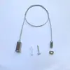 Lâmpada de Escritório LED Corda de Aço Tira de Alumínio Montada na Superfície Pacote de Acessórios com Fio para Pendurar Acessórios de Hardware para Lustre Iluminação de Instalação Hardware de Iluminação