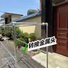 Perchero de tubo de acero galvanizado para ropa de piso exterior doble barra tubería de agua secado colcha hogar doble fila balcón perchero