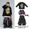 Disfraz de Baile Callejero para Niños Hip Hop para Niños Conjunto de Hip Hop Estilo Callejero para Niños Disfraz de Escenario Personalizado Conjunto a la Moda
