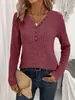 Otoño e invierno talla extra transfronterizo Amazon europeo y americano comercio exterior tops para mujer, suéter casual de punto liso de manga larga